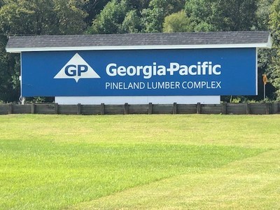 Georgia-Pacific plant die Modernisierung des Sägewerks in Texas