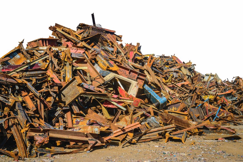 scrap metal for recycling