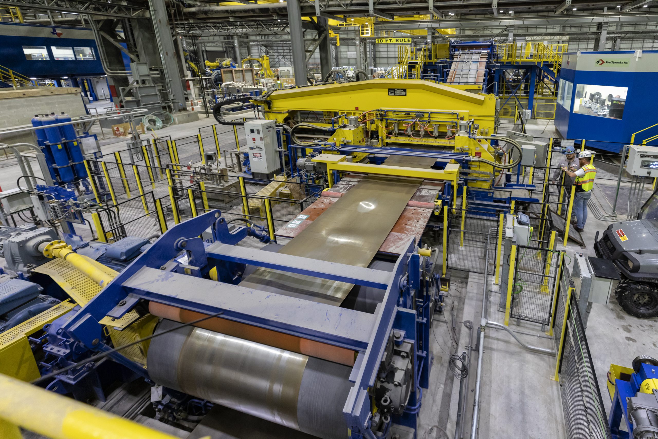 Texas Mill da Steel Dynamics agora totalmente operacional