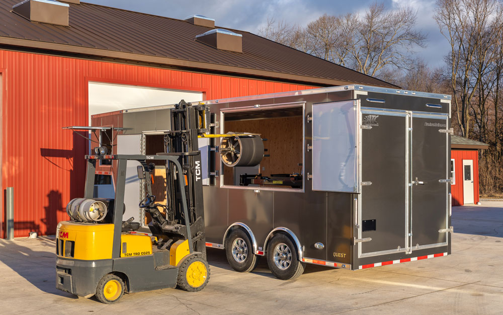 Picking the Best Trailer for Portable Roll Forming Operations