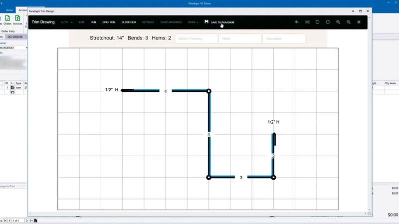 Trim drawing software can significantly reduce the complexity of pricing and producing trim.
Photo Credit: Paragon Computing Solutions