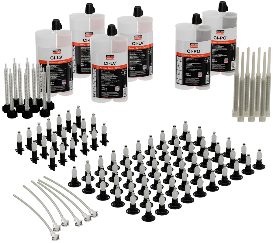 Simpson Strong-Tie Introduces A New Concrete Crack Repair Kit