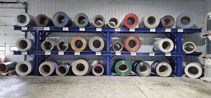 Coil racking. Photo Courtesy of Four Star Welding