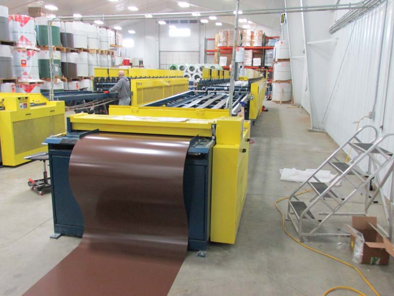 Photos courtesy of Metal Rollforming Systems.