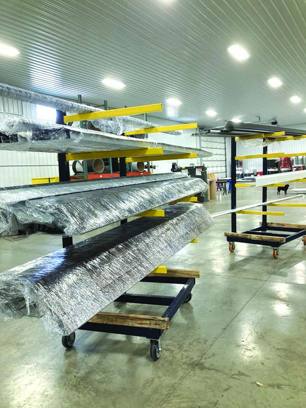 Mobile cart. Photo Courtesy of DA Hochstetler & Sons