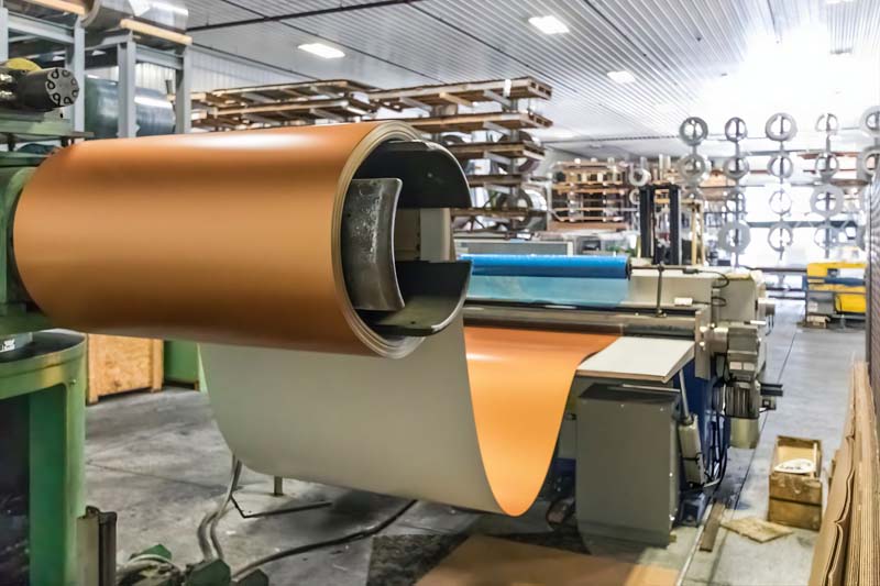 View of precision rollforming in workshop. Courtesy of Paragon Computing Solutions