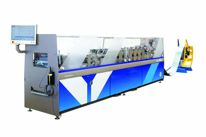 Howick FRAMA™ 7600 Multi-Profile System for Frames, Trusses & Panels accepts additional tooling sets for more profile options. 
Photo courtesy of Howick LTD