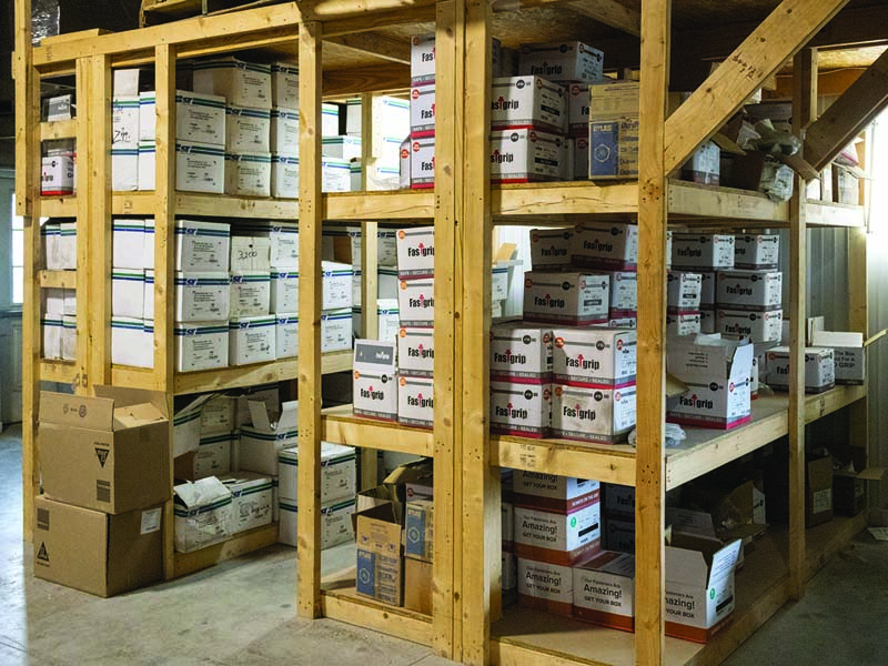 Legacy stocks screws from Levi’s Building Components and ST Fastening Systems’ SealTite ZXL.